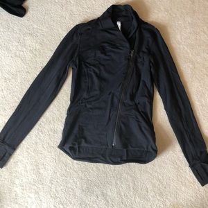LuluLemon asymmetrical zip jacket size 10